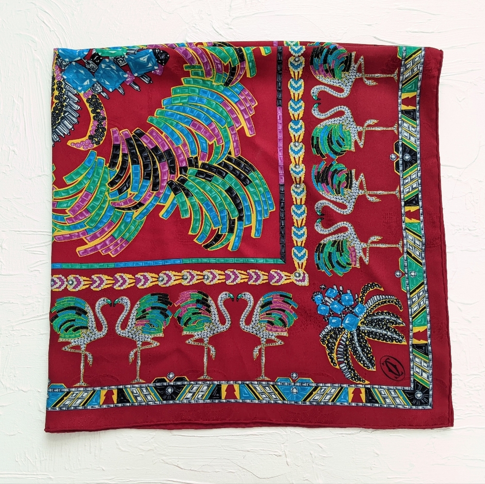 Cartier silk scarf